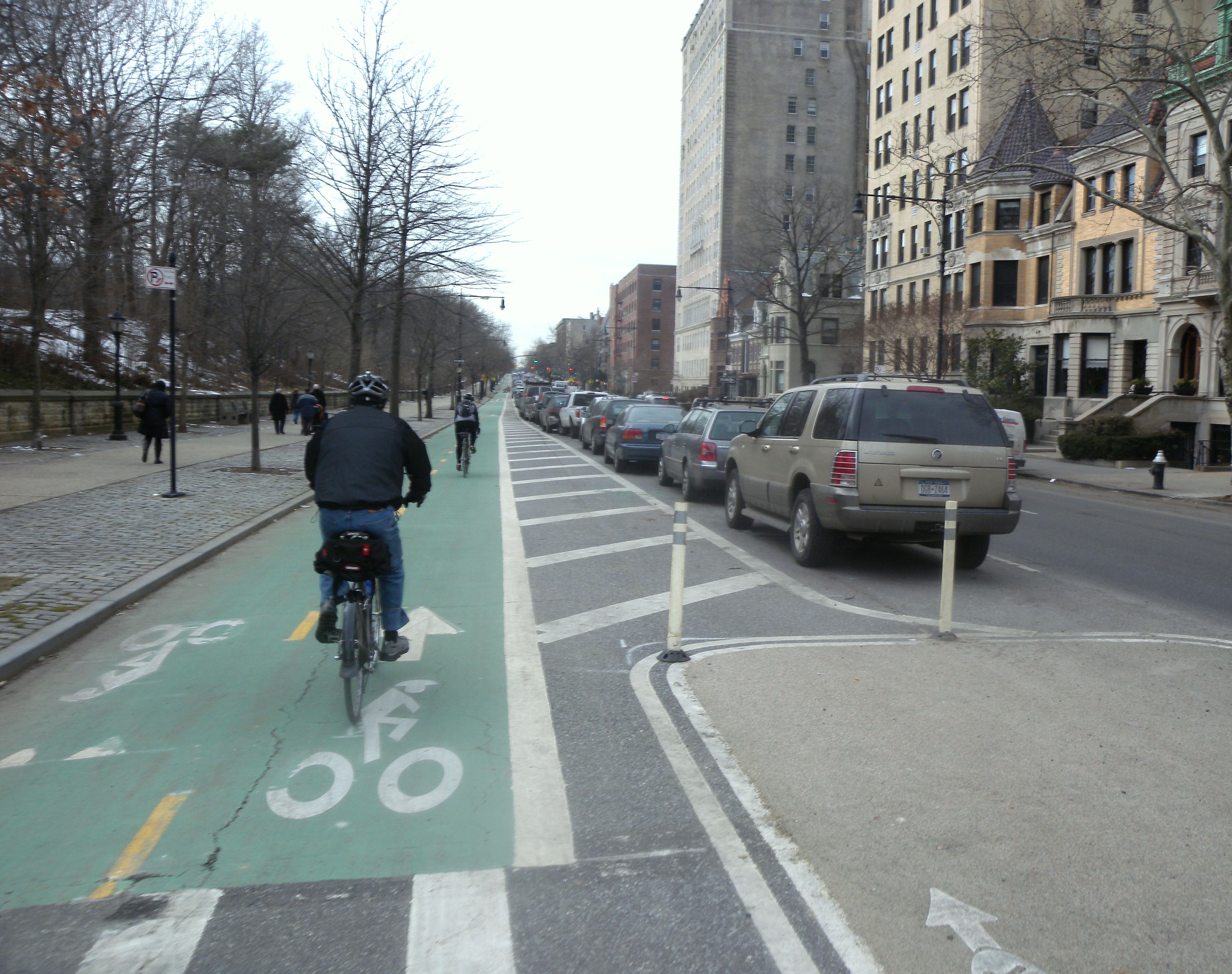 Bike Lane in Brooklyn
