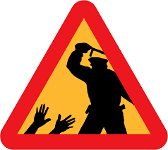 police brutality sign