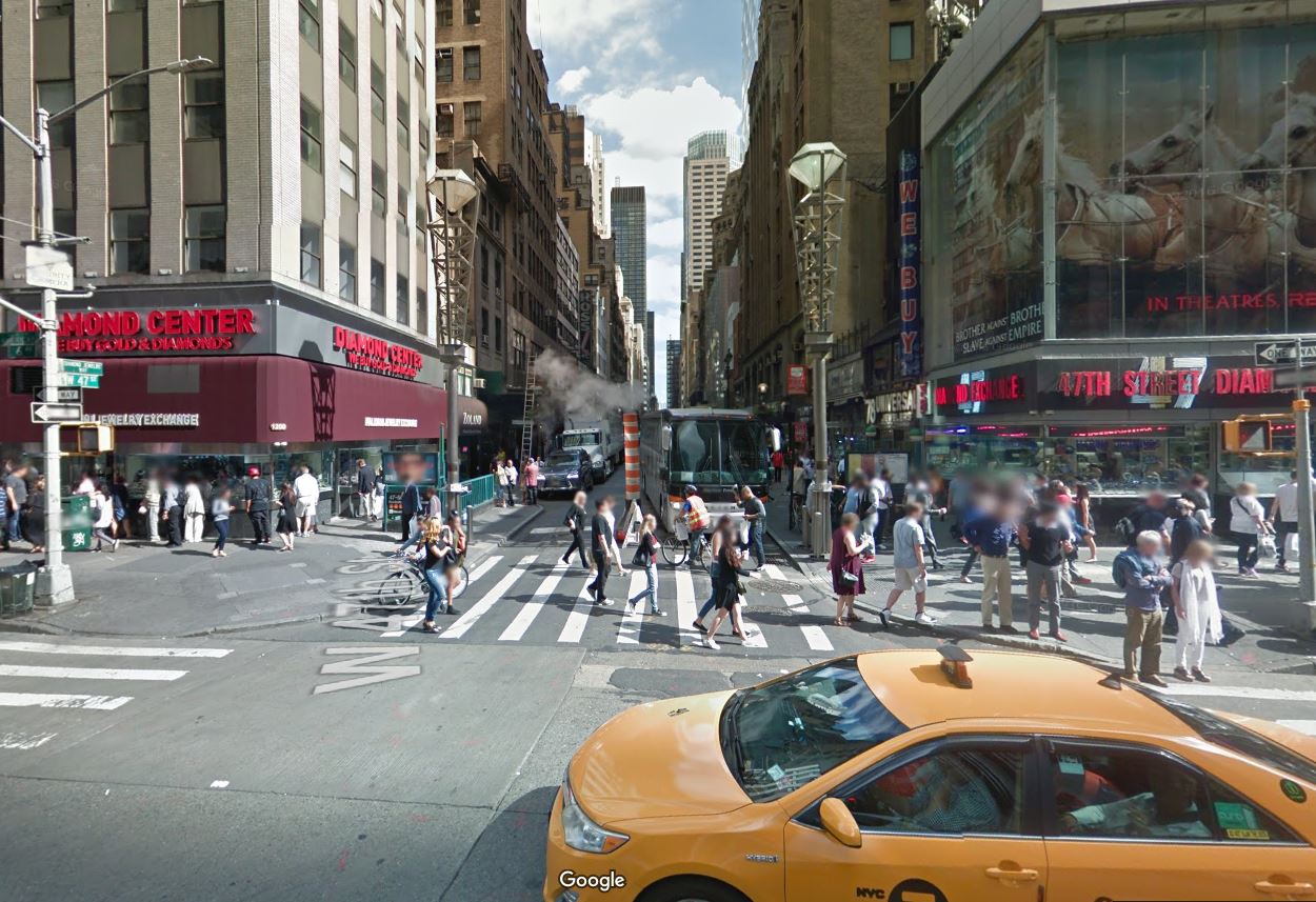 location of the accident 6th Ave and 47th Street