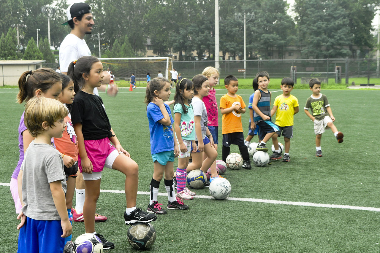 children at camp