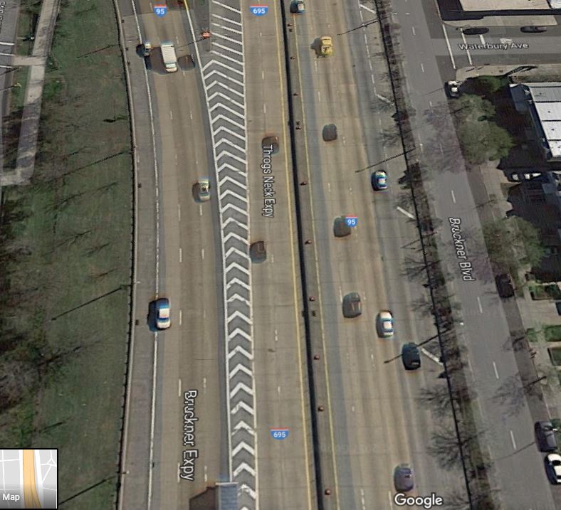 aerial view of drunk driving accident location