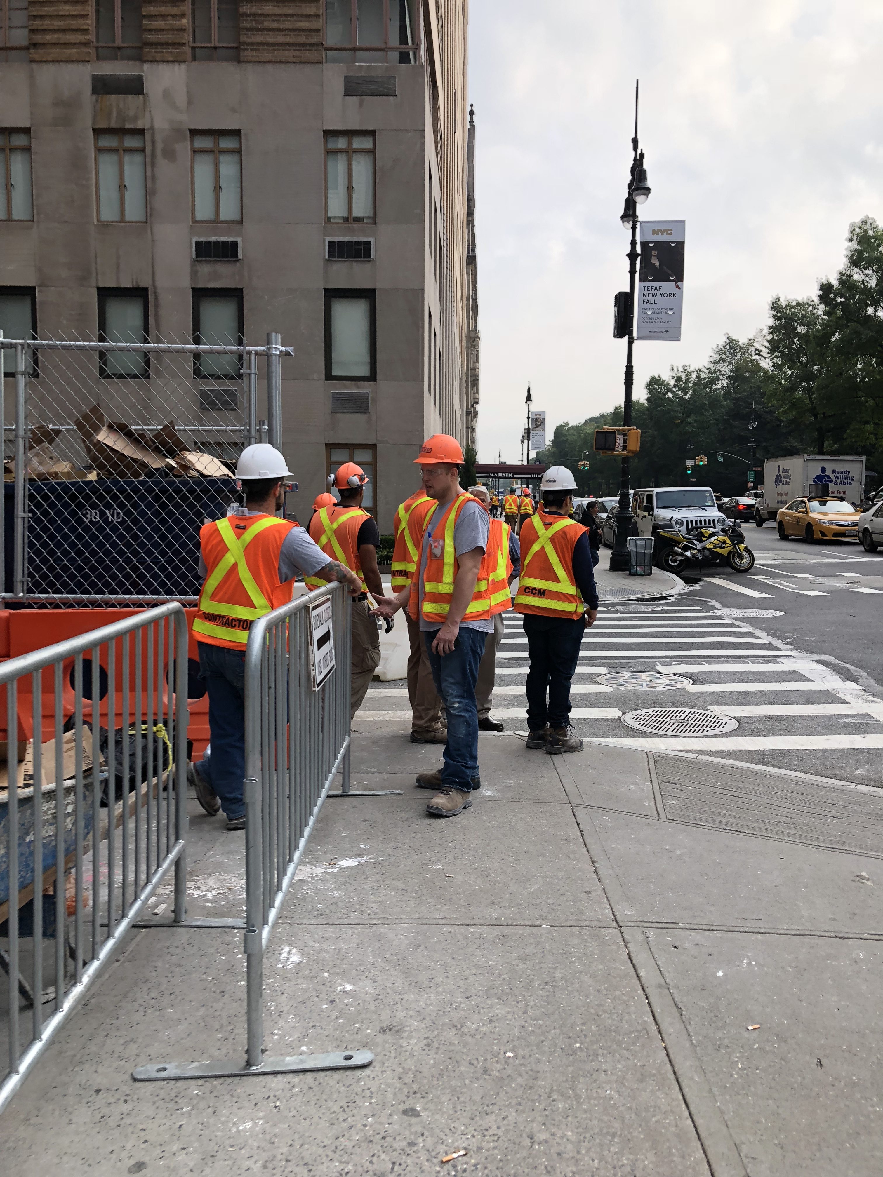 NYC construction workers
