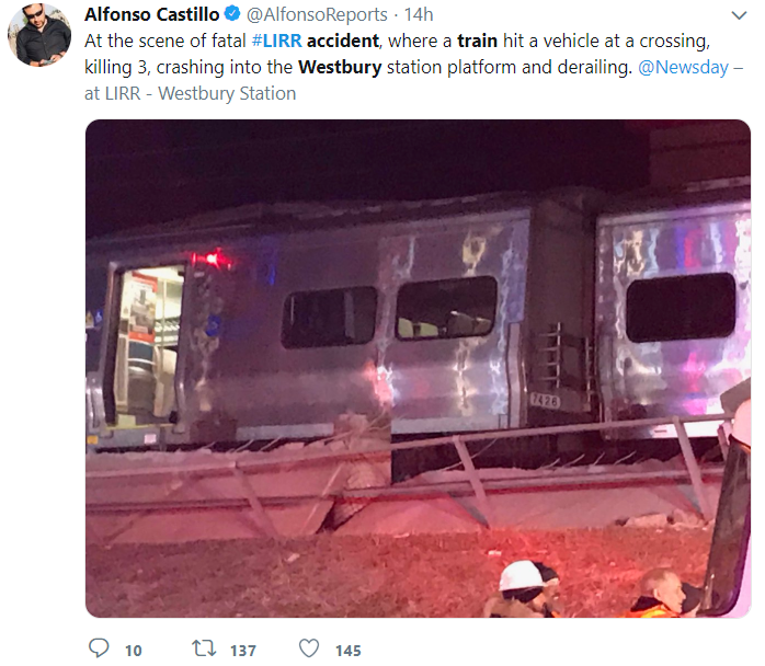 LIRR train Accident NY