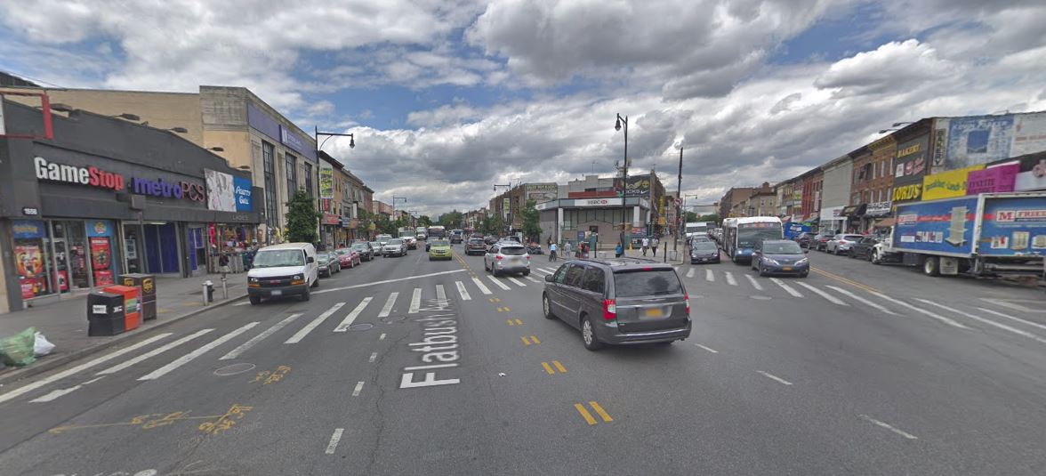Location of the hit and run truck accident