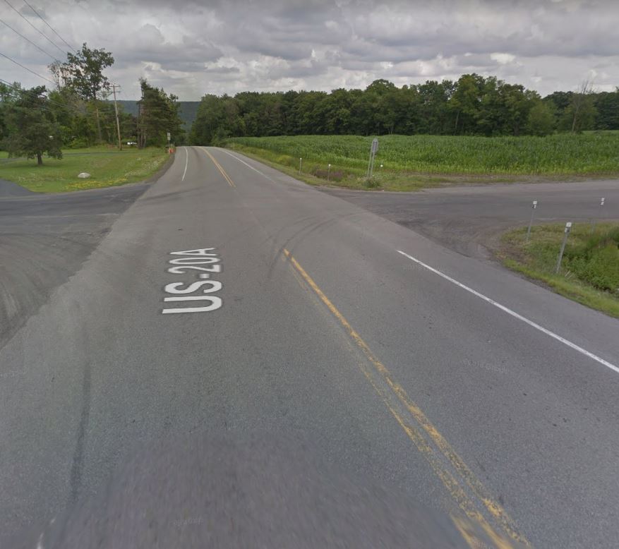 Location of the fatal accident caused by drunk driver Upstate NY
