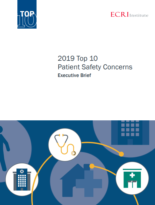 Top 10 patient safety concern in 2019