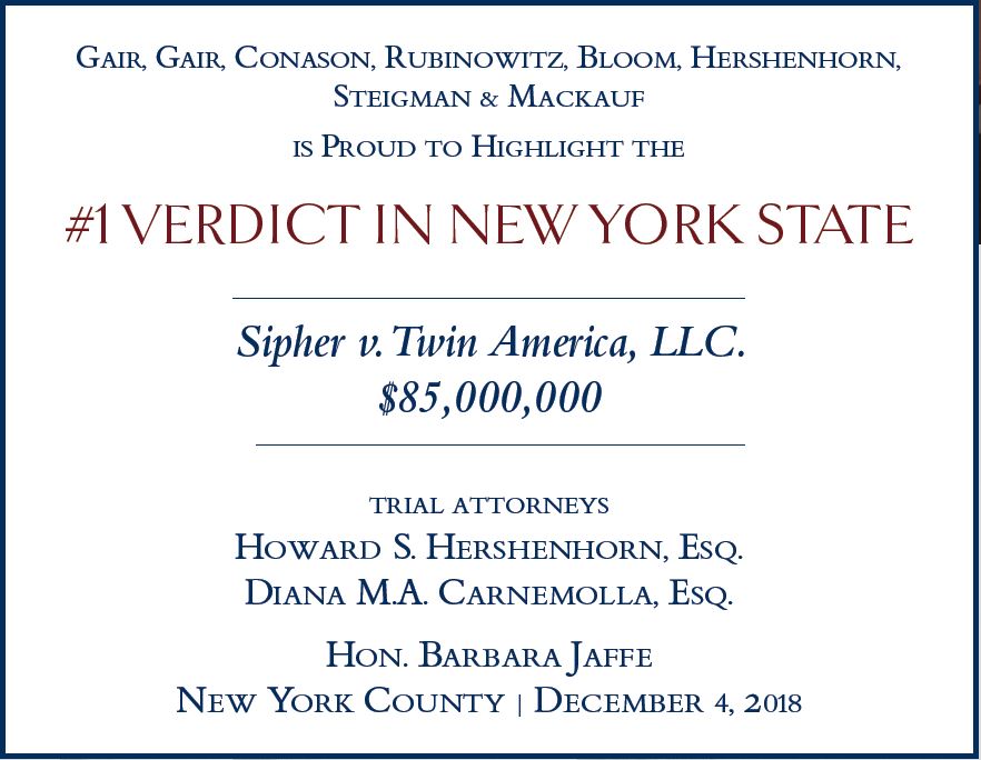 NY #1 Verdict 