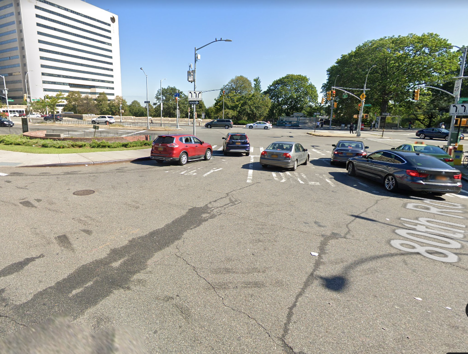 Location of the Accident on Queens Blvd