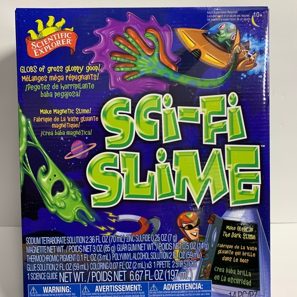 SCI-FI Slime contains dangerous chemicals