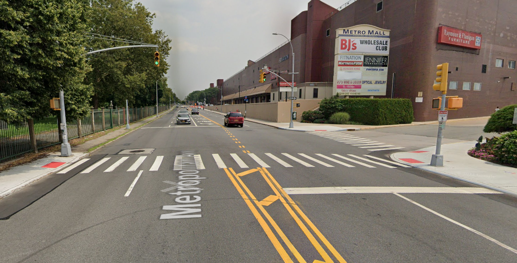 location of the fatal pedestrian accident in Queens