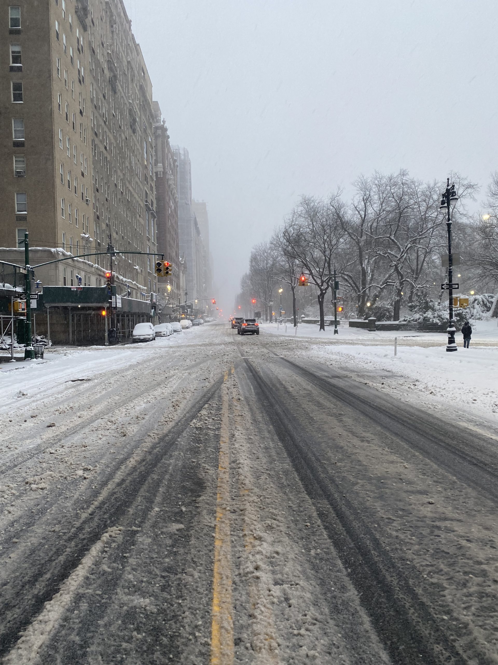 wintery roads in NYC can cause injuries