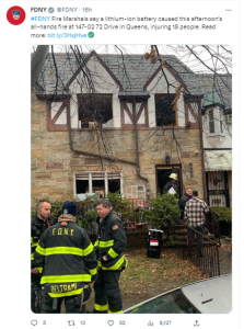 18 children injured in fire sparked by lithium-ion battery at ...