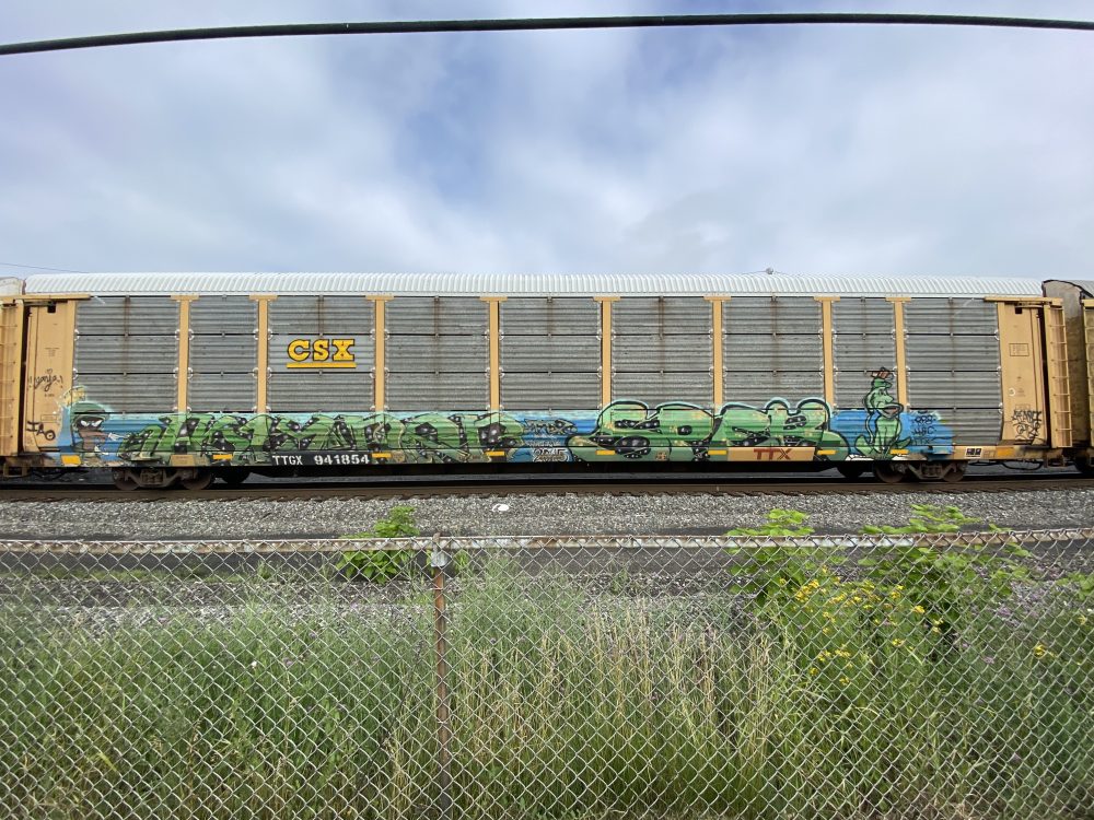 Sparks from CSX freight train suspected to have caused massive brush