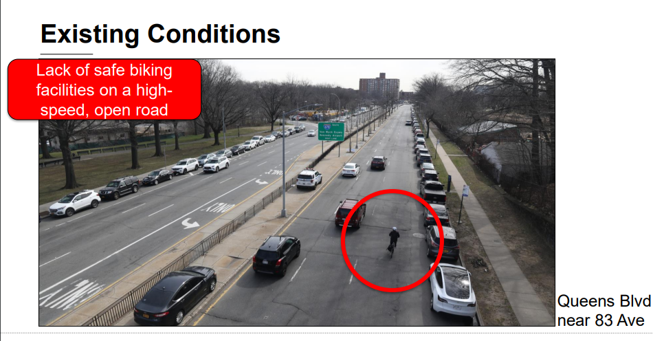 Queens Boulevard is dangerous for cyclists